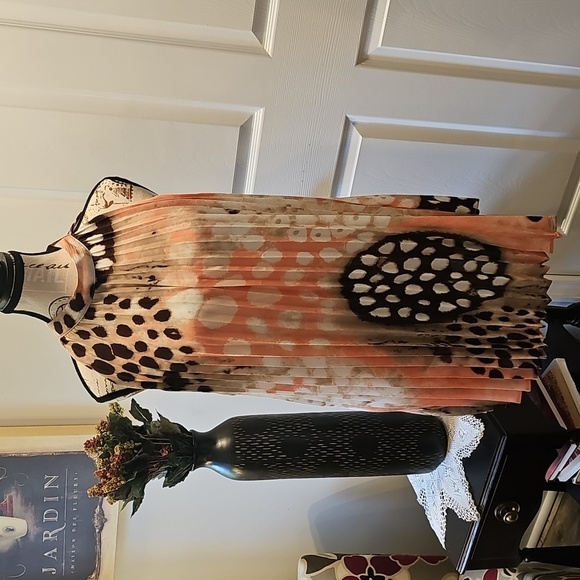 Colorful and Head-Turning Animal Print Halter Dress - Picture 1 of 16